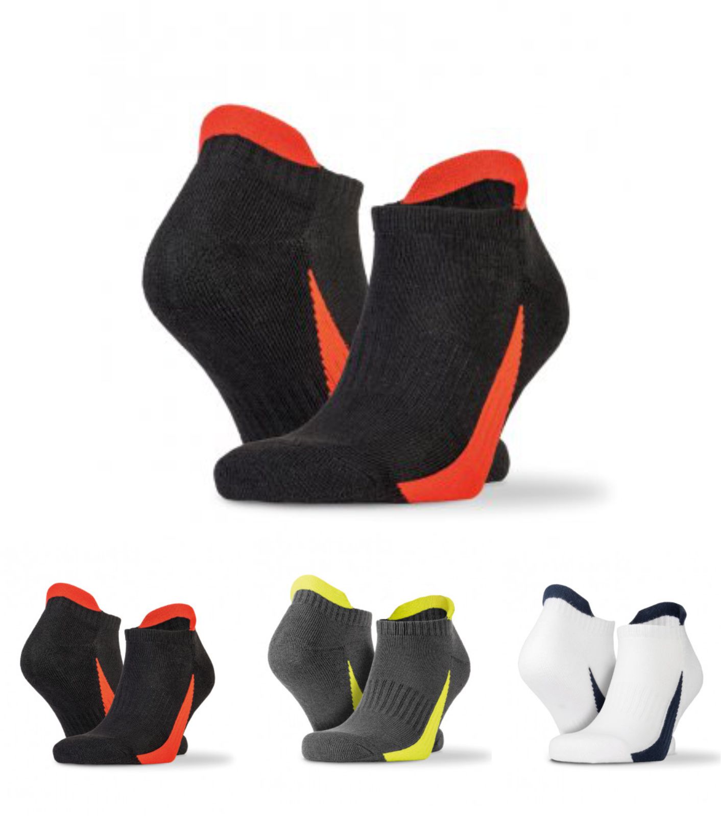 Spiro SR293 3-pack Sports Sneaker Socks - Click Image to Close
